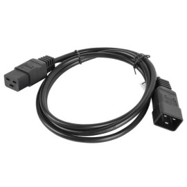 Lanberg CA-C19E-10CC-0018-BK cable de transmisión Negro 1,8 m C19 acoplador C20 acoplador