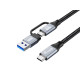 Equip 128431 cable USB USB 3.2 Gen 2x2 1 m USB A/USB C 2 x USB C Negro