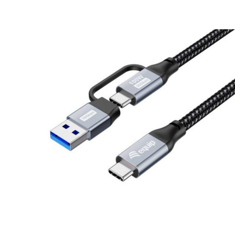 Equip 128433 cable USB USB 3.2 Gen 2x2 2 m USB A/USB C 2 x USB C Negro
