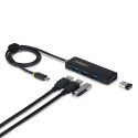 StarTech.com Hub USB-C de 4 Puertos A - 5 Gbps - Ladrón USB Alimentado por el Bus