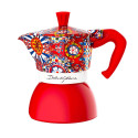 Bialetti Moka Induction Dolce&Gabbana Cafetera italiana 0,19 L Azul, Rojo, Blanco