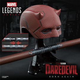 Máscara premium role play hasbro marvel legends series daredevil born again
