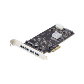 StarTech.com Tarjeta PCI Express de 4 Puertos USB-A - Tarjeta PCIe USB 3.2 de 5Gbps