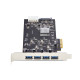 StarTech.com Tarjeta PCI Express de 4 Puertos USB-A - Tarjeta PCIe USB 3.2 de 5Gbps