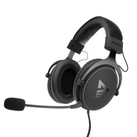 Savio NEXUS Auriculares Alámbrico Casco Juego Negro