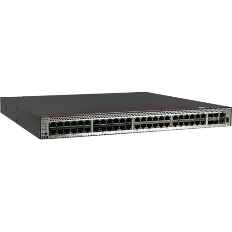 S5731-H48T4XC (48 10/100/1000BASE-T PORTS, 4*10GE SFP+ PORTS, 1*EXPANSION SLOT, WITHOUT POWER MODULE)
