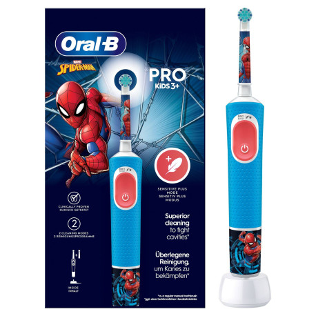 Oral-B Pro Kids Niño Cepillo de dientes oscilante Azul, Blanco