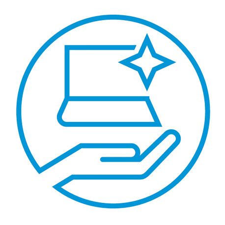 HP Servicios informáticos Carbon Neutral: servicio puerta a puerta para pantallas.