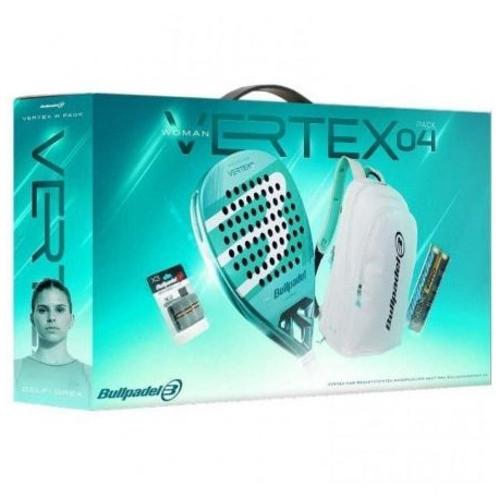Pack Pala de Pádel Bullpadel Vertex 04 Pro Line W 2026/ Incluye 3 Accesorios