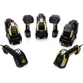 Datalogic PM9600-DKAR433RB lector de código de barras Lector de códigos de barras portátil 1D/2D Negro, Amarillo