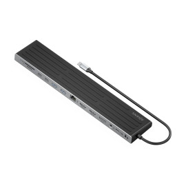 AISENS USB-C Dock 13 en 1, USB-C A 2xHDMI, 1xDisplayPort, 1xRJ45, 3xUSB-A, 2xUSB-C