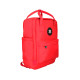 Antartik ME23 mochila Mochila informal Rojo