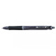Pilot Acroball Negro Bolígrafo de punta retráctil con pulsador Medio