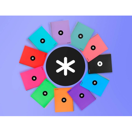 Antartik KD63 cuaderno y block A4 120 hojas Colores surtidos