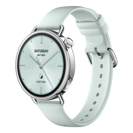 Xiaomi S4 3,35 cm (1.32'') AMOLED 41 mm Digital 466 x 466 Pixeles Plata