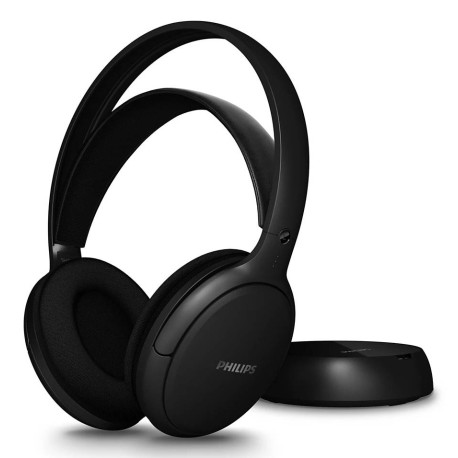 Philips SHC5200M2/12 auricular y casco Auriculares Inalámbrico Diadema TV USB Tipo C Negro