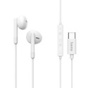 Hama Classy Auriculares Alámbrico Dentro de oído Llamadas/Música USB Tipo C Blanco