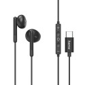 Hama Classy Auriculares Alámbrico Dentro de oído Llamadas/Música USB Tipo C Negro