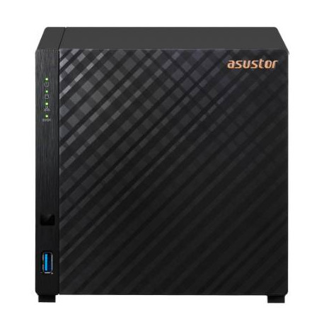 Asustor AS1204T NAS Torre Realtek RTD1619B 1 GB DDR4 0 TB ADM Negro