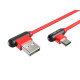NATEC NKA-1201 cable USB USB 2.0 1 m USB A USB C Negro, Rojo