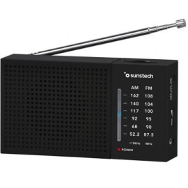 Radio Portátil Sunstech RPS412/ Negra