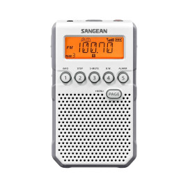 SANGEAN DT-800 BLANCO / RADIO DESPERTADOR PORTÁTIL