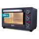Grunkel HR-28COOK horno 28 L 1600 W Negro, Acero
