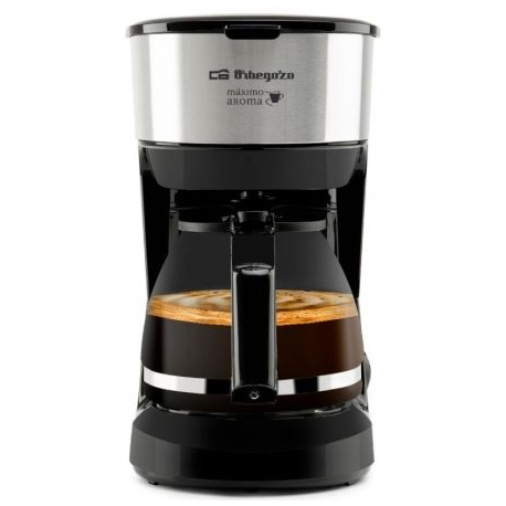Cafetera de Goteo Orbegozo CG 4506/ 6 Tazas/ Negra y Plata