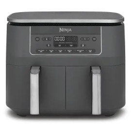 DZ300EU freidora Doble 7,6 L Independiente 2400 W Freidora de aire caliente Gris