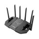ASUS 90IG0A30-MO9C00 router inalámbrico 2.5 Gigabit Ethernet Tribanda (2.4 GHz / 5 GHz / 6 GHz) Negro