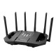 ASUS 90IG0A30-MO9C00 router inalámbrico 2.5 Gigabit Ethernet Tribanda (2.4 GHz / 5 GHz / 6 GHz) Negro