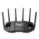 ASUS 90IG0A30-MO9C00 router inalámbrico 2.5 Gigabit Ethernet Tribanda (2.4 GHz / 5 GHz / 6 GHz) Negro