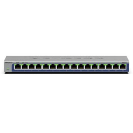 NETGEAR GS116 No administrado L2 Gigabit Ethernet (10/100/1000) Negro