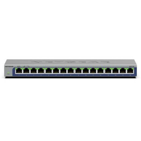 NETGEAR GS116 No administrado L2 Gigabit Ethernet (10/100/1000) Negro