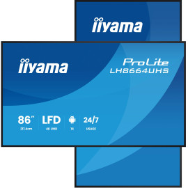 iiyama LH8664UHS-B3AG pantalla de señalización Pantalla plana para señalización digital