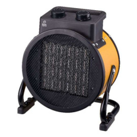 TI-20 calefactor eléctrico Interior Negro, Amarillo 2000 W Ventilador eléctrico