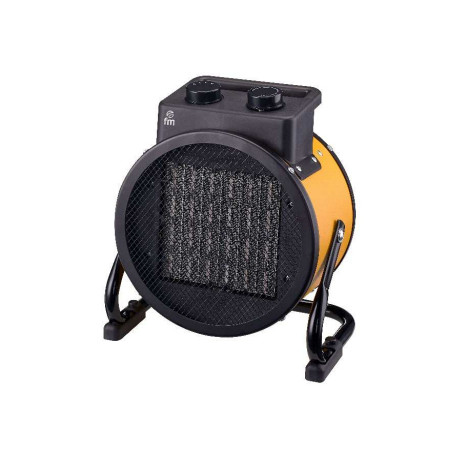 TI-20 calefactor eléctrico Interior Negro, Amarillo 2000 W Ventilador eléctrico