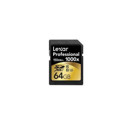 Lexar 64GB SDXC UHS-2 LSD64GCRBEU1000