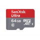 SANDISK MEM MICROSDXC 64GB C A SD CL10           SDSQUNC-064G-GN6MA