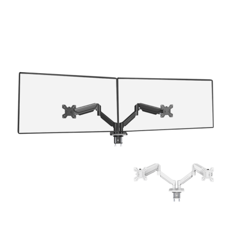 SOPORTE MONITOR DUAL ARTICULABLE 32'' NEGRO MARM PRO 2 MARS GAMING