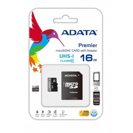 ADATA Premier microSDHC UHS-I U1 Class10 16GB AUSDH16GUICL10-RA1