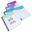Rapesco 1630 protector de hojas 210 x 297 mm (A4) Polipropileno (PP) 5 pieza(s)