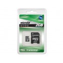TRANSCEND microSD Card (T - Flash), without adapter  2GB