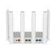 Keenetic Hero 5G - OS router inalámbrico 2.5 Gigabit Ethernet Doble banda (2,4 GHz / 5 GHz) Gris, Blanco
