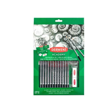 SET 12 LAPICES DERWENT INICIO SKETCHING