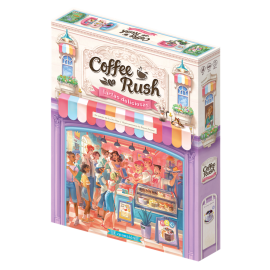 Juego de mesa coffee rush: tartas deliciosas