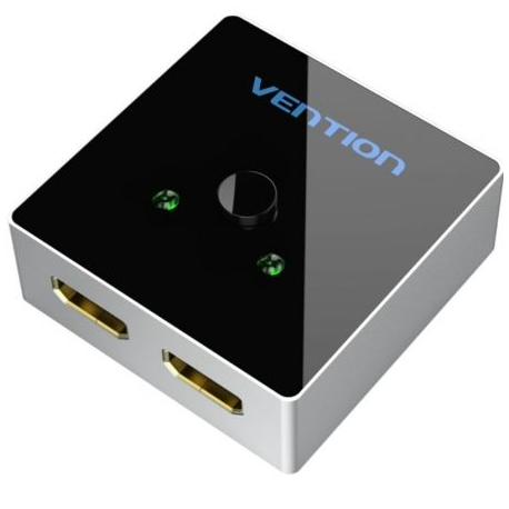 Switch Conmutador 4K HDMI 2.0 Bidireccional Vention AFLH0 HDMI Hembra - 2x HDMI Hembra