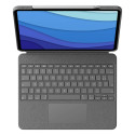 Logitech Combo Touch for iPad Pro 12.9-inch (5th generation) Gris Smart Connector AZERTY Francés