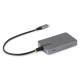 StarTech.com 5G4AC-USB-C-HUB hub de interfaz USB 3.2 Gen 1 (3.1 Gen 1) Type-C 5000 Mbit/s Gris