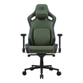 COUGAR DEFENSOR S ARMY GREEN F Silla para videojuegos universal Asiento acolchado Verde